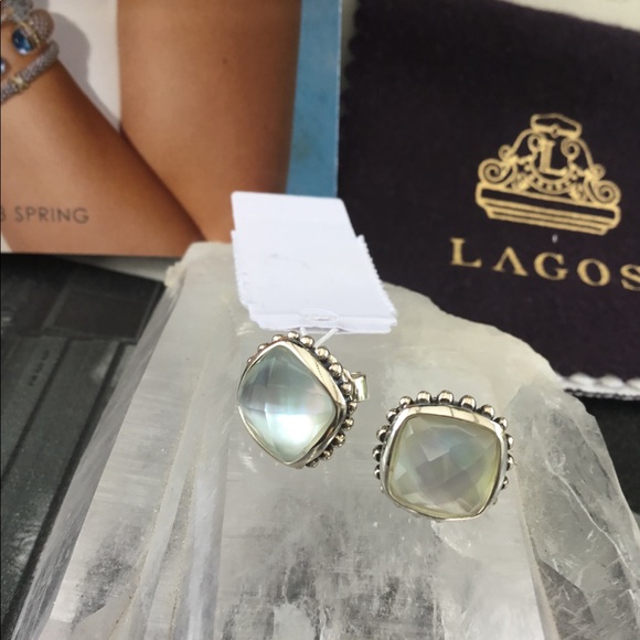 Lagos Jewelry - 🆕 VALENTINE LAGOS MOONSTONE CAVIAR STERLING EarNG
